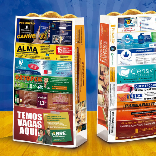 Imagem 8 de 8 de Kit Especial Seu Negócio De Publicidade Em Sacos De Pão