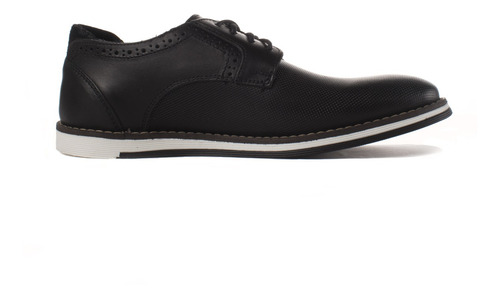 Imagen 3 de 6 de Zapato De Piel Karosso Kasual 3703 Negro