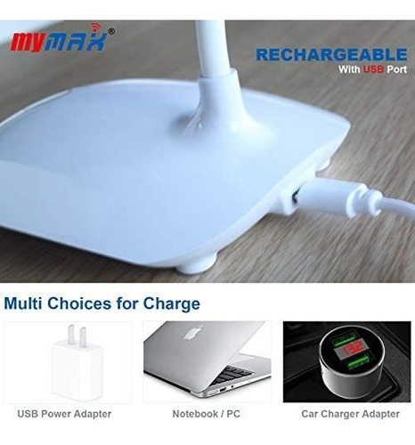 Lampara Usb Mymax 16-led 360° 5w 6000k 1200mah -blanco