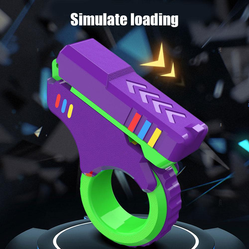 Juguete Deslizador De Dedos Edc Fidget Spinner 3d Con Descom