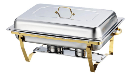 Plato Rectangular Para Catering, Buffet, Doble Rejilla