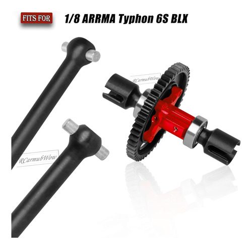 Eje De Transmisión Central Rc Con 50t Gear Slipper Upgrades