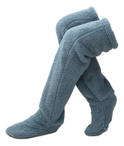 - Calentadores De Piernas De Felpa Legging Medias Calcetines