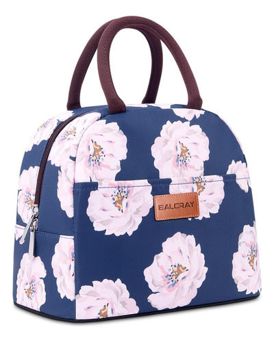 Bolsa Térmica Lonchera Reutilizable Trabajo Picnic Floral, 8