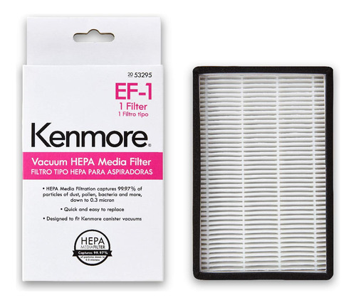 Kenmore  Ef-1 Hepa - Filtro De Aire De Escape Para Aspi