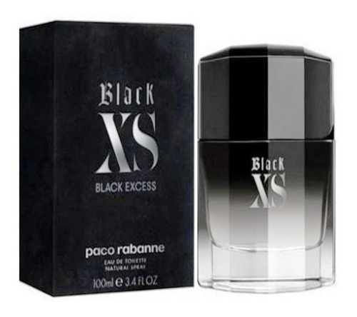 Black Xs Men  Paco Rabanne 100ml. Edt Perfume Original.