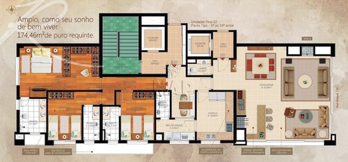Imagem 3 de 15 de Apartamento - Moinhos De Vento - Ref: 938 - V-map03-0064