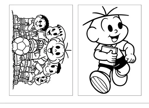 100 Desenhos da Turma da Mônica para Colorir e Imprimir - Online Cursos  Gratuitos