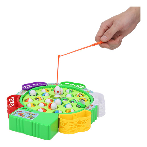 Juego De Pesca Giratorio Eléctrico De Juguete Educativo