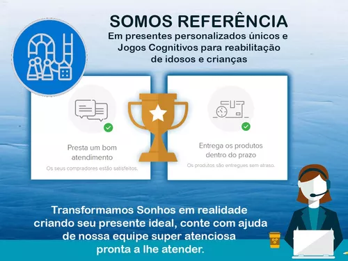 Quebra-Cabeça Cognitivo Reabilitação para Idosos - Nossa Senhora