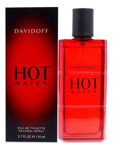 Hot Water De Davidoff Para Hombre, Spray Edt De 3.7 Onzas