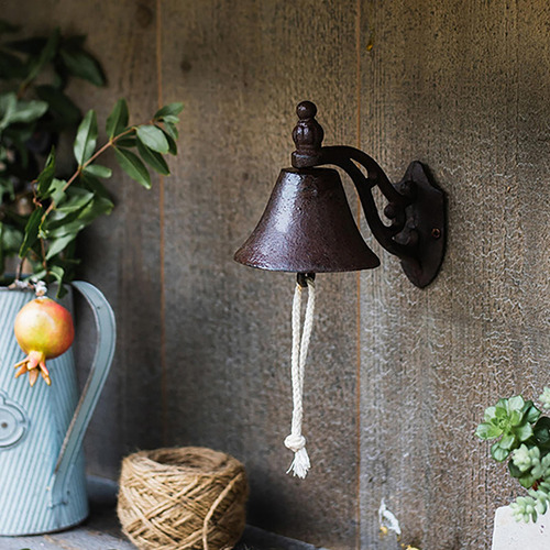 Campana De Cena Al Aire Libre Timbre De Puerta Decorativo Mo