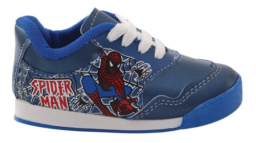 Zapatillas Niño Spiderman Hombre Araña Cordones Talles 21/26