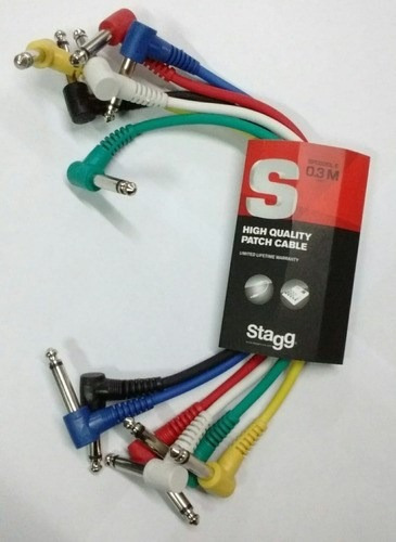 Cable Stagg Para Pedales Guitarra Bajo Musicapilar