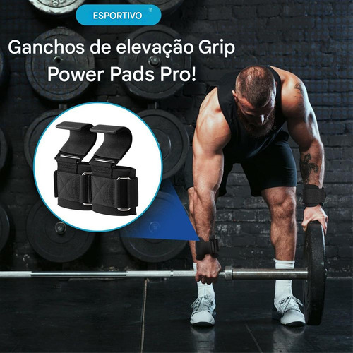 Straps Gancho Gancho De Pulso Para Treinamento Físico Um Par