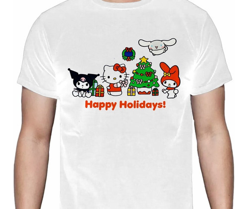 Sanrio - Hello Kitty - Navidad - Christmas -holyday - Polera