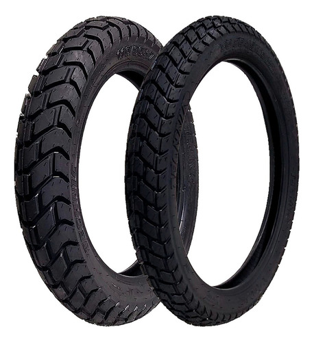 Par Pneu Technic T&c 90/90-19 110-90-17 Bros Xre190 Crosser