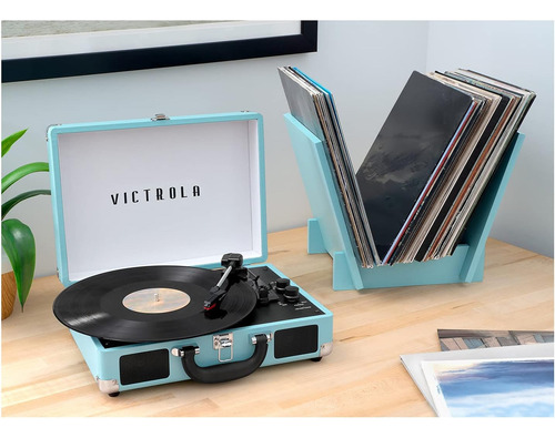 Victrola Journey+ - Tocadiscos De Maleta Bluetooth Con Sopor
