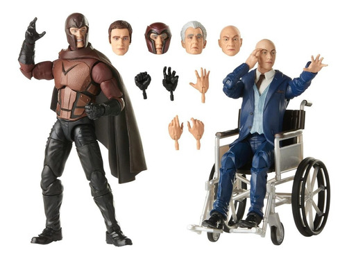 Imagen 9 de 9 de Hasbro Marvel Legends Series X-men Magneto Y El Profesor X