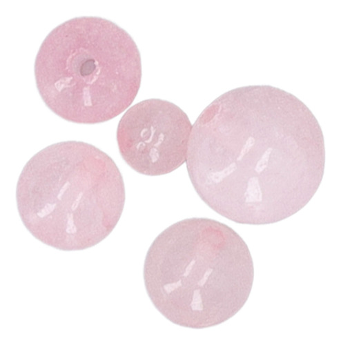Perlas De Cuarzo Rosa, 340 Unidades, 4 A 10 Mm, Naturales, M