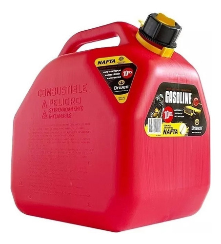 Imagen 2 de 9 de Bidón Homologado 10lts P Combustible Nafta Diesel Driven