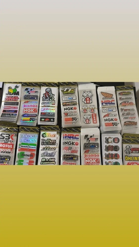 Imagen 3 de 10 de Calcomania Sticker Metalizado Carros Y Moto, Láser Reflectiv