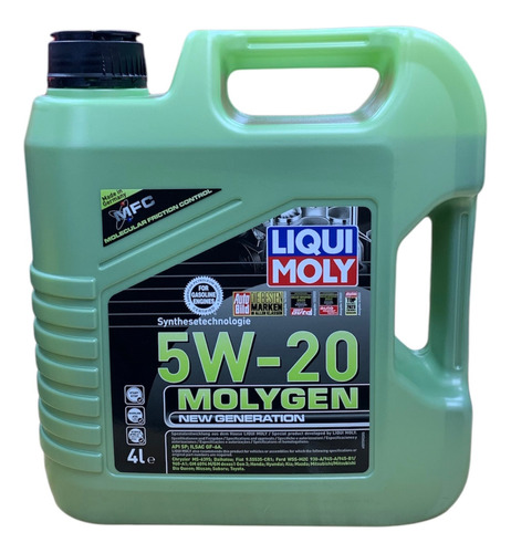 Liqui Moly Aceite 5w20 Molygen 4lts