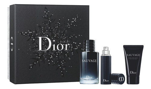 Perfume Importado Dior Sauvage Christian Dior Cofre Edt 100m