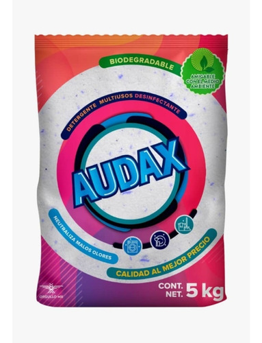 Detergente En Polvo 10 Kg. Biodegradable Audax 85010