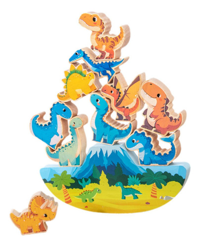 Bloques De Madera Balance Game Sensory Educational Animal