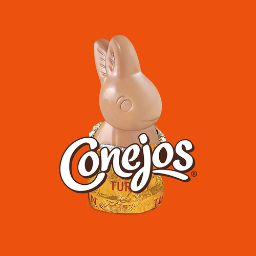 Conejos Chocolate Con Leche Turin 210 Pz De 20 G C/u