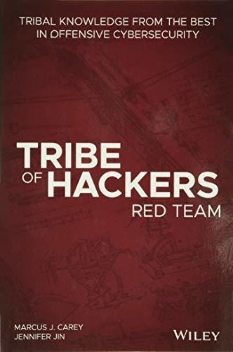 Tribe Of Hackers Red Team Tribal Knowledge From The Best In, De Carey, Marcus J.. Editorial Wiley, Tapa Blanda En Inglés, 2019
