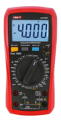 Uni-t Multímetro Tester Automotriz Profesional Ut105+ Rms