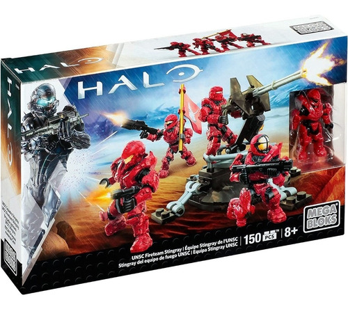 Halo Stingray Del Equipo De Fuego Unsc Mega Bloks 