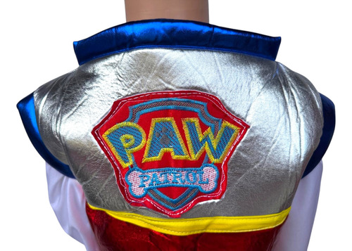 Disfraz Rider Premium Ryder Patrulla Canina Pawpatrol (chaleco Con Escudos Bordados + Pantalon Con Bolsas En Laterales + Camisa Ml)