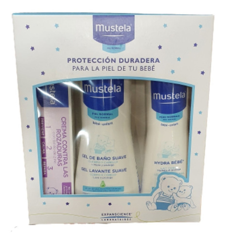 Crema Proteccion Para Bebe Mustela Set De 3 Piezas