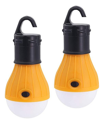 Paquete De 2 Slimk Portátil Led Linterna Bombilla Carpa De L