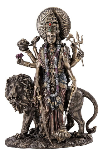 Top Collection Durga Estatua Hindú Femenina Con León- Madre