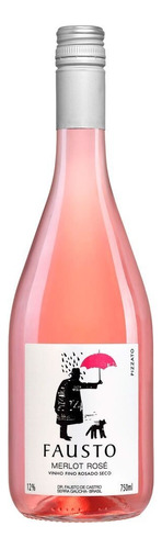 Vinho Nacional Rosé Merlot Fausto Pizzato 750ml