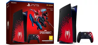 Sony PlayStation 5 825GB Marvel’s Spider Man 2 Limited Edition color rojo y negro