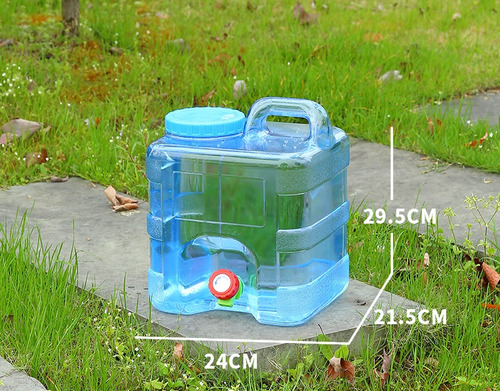 Contenedor De Agua Portátil Tanque De Jarra Con Grifo 10 L