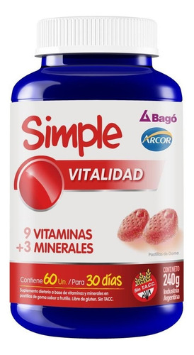 Suplemento Dietario Simple Vitalidad X 60