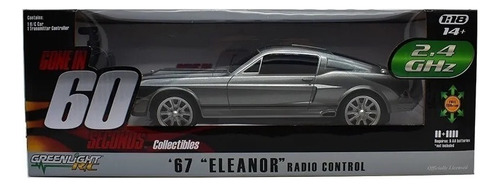 Ford Mustang Shelby Gt500 Eleanor Radio Control 1:18