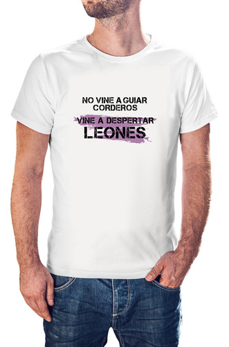 Remera Guiar Corderos, Despertar Leones - Milei Libertarios