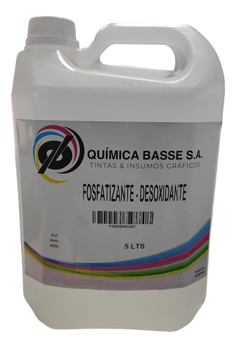 Fosfatizante - Desoxidante - Removedor De Óxido (x 5 Litros)