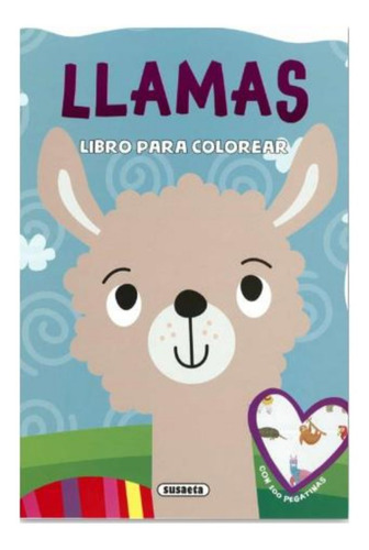 Libro Para Colorear : Llamas