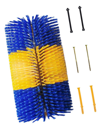 Cepillo Para Ganado Cepillo Para Vacas Azul Amarillo