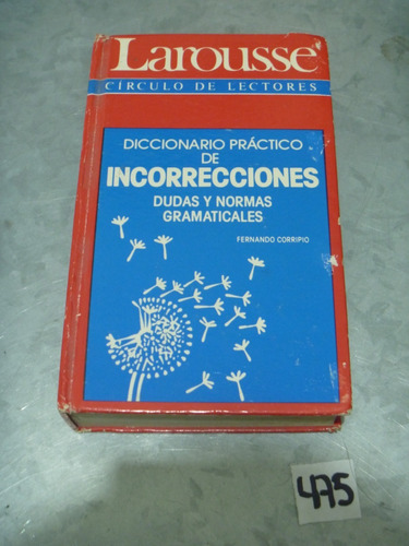 Larousse / Diccionario Práctico De Incorrecciones