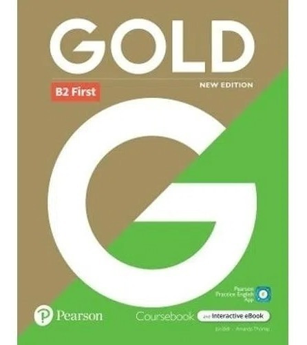 Gold B2 First - Coursebook New Edition - Pearson