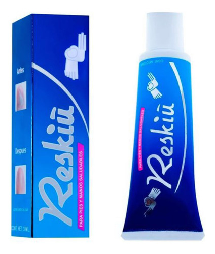 Crema Reskiú Para Eliminar Hongos En Uñas , 30ml ,1 Pza Herbal